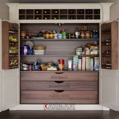طراحی قفسه بندی کابینت های آشپزخانه
