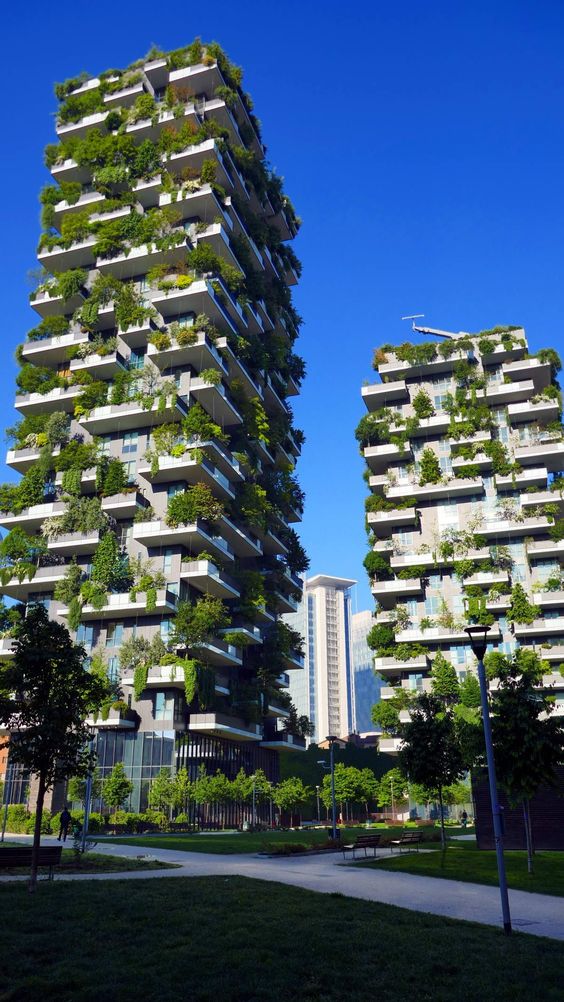 vertical forest, معماری سبز
