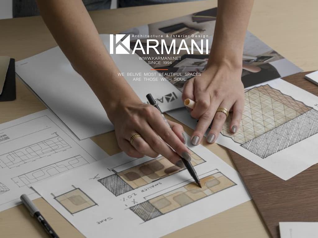 استانداردهای رنگ و متریال در معماری داخلی