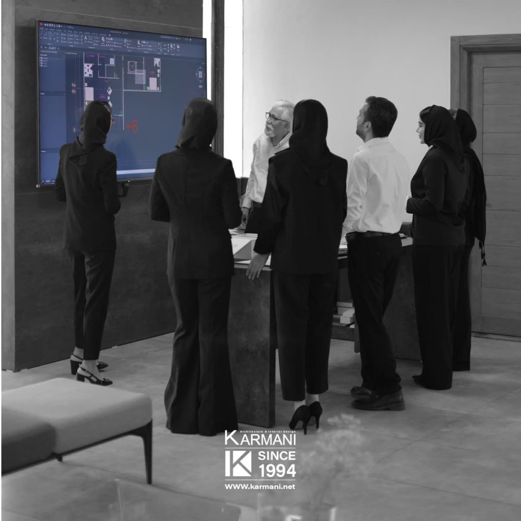 همکاران و متخصصان گروه معماری کارمانی