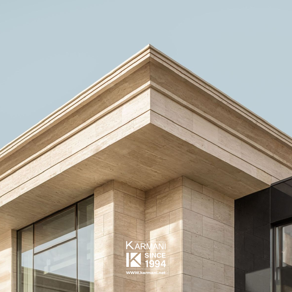 سنگ تراورتن در نما