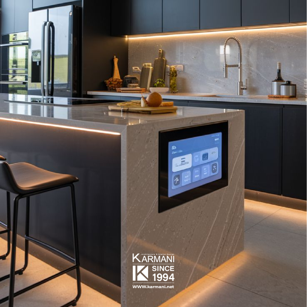 مدرنترین انتخابها برای قلب خانه؛ آپشنهای تازه در طراحی آشپزخانههای ۲۰۲۵ | گروه معماری کارمانی مدرنترین انتخابها برای قلب خانه