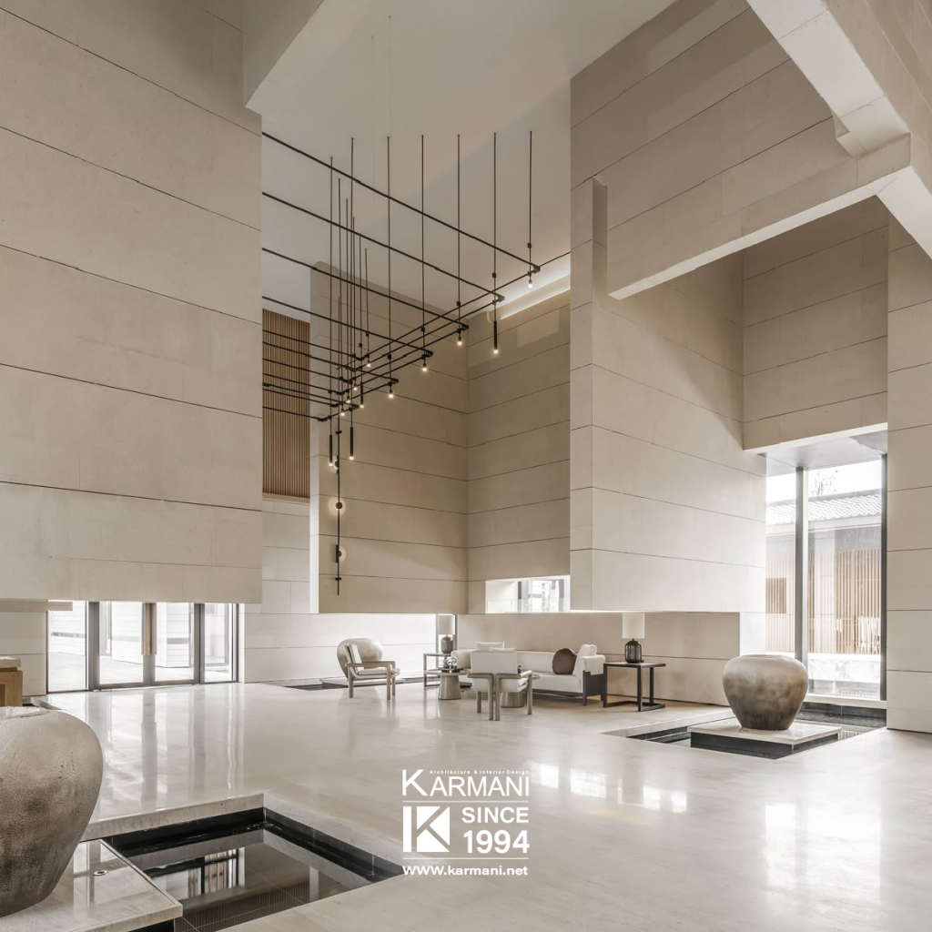 لابی ساختمانهای مدرن: از مفاهیم معماری تا جزئیات دکوراتیو | گروه معماری کارمانی مفهوم لابی در معماری مدرن