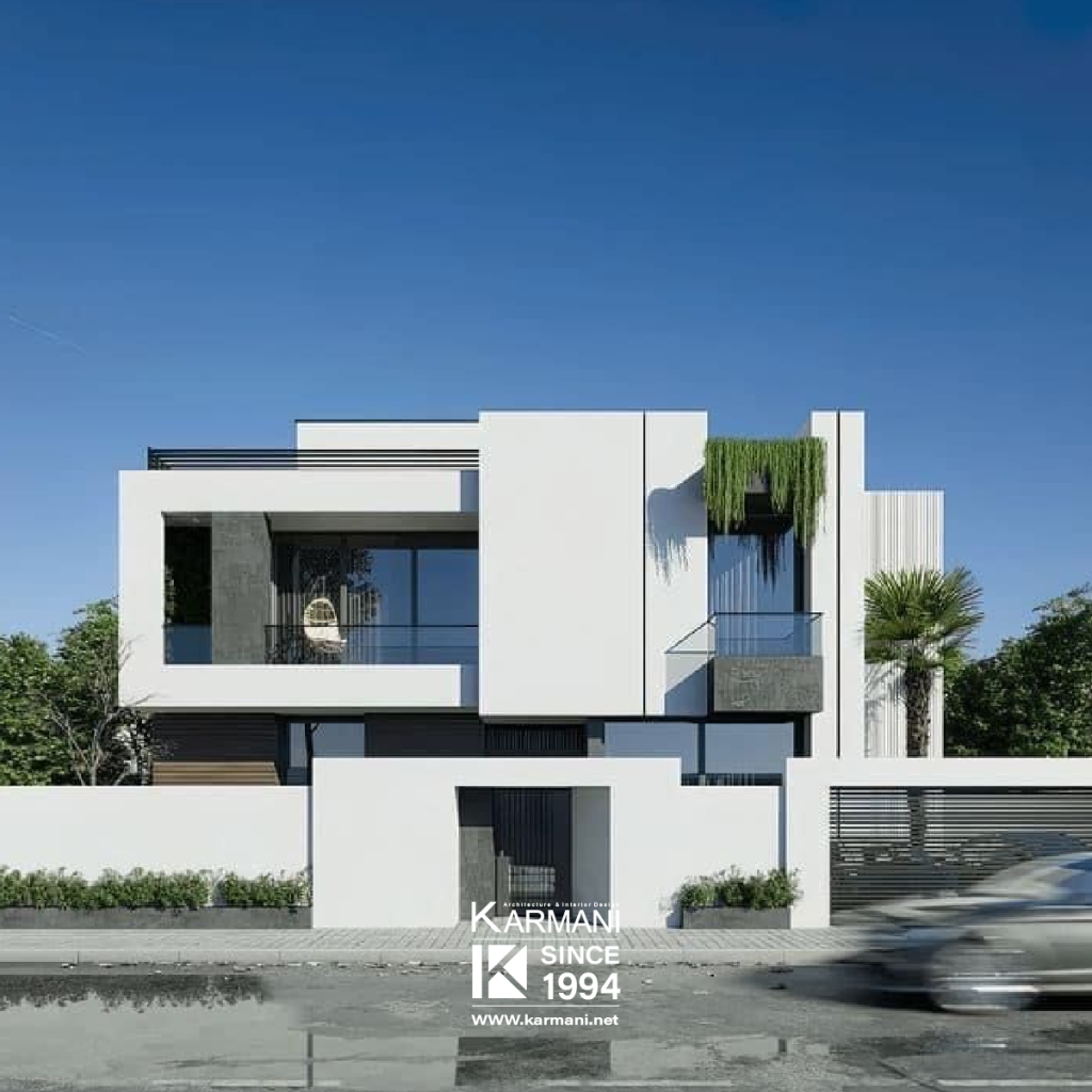 متریالهای برتر برای اجرای نمای سفید در معماری معاصر | گروه معماری کارمانی متریالهای برتر برای اجرای نمای سفید در معماری معاصر