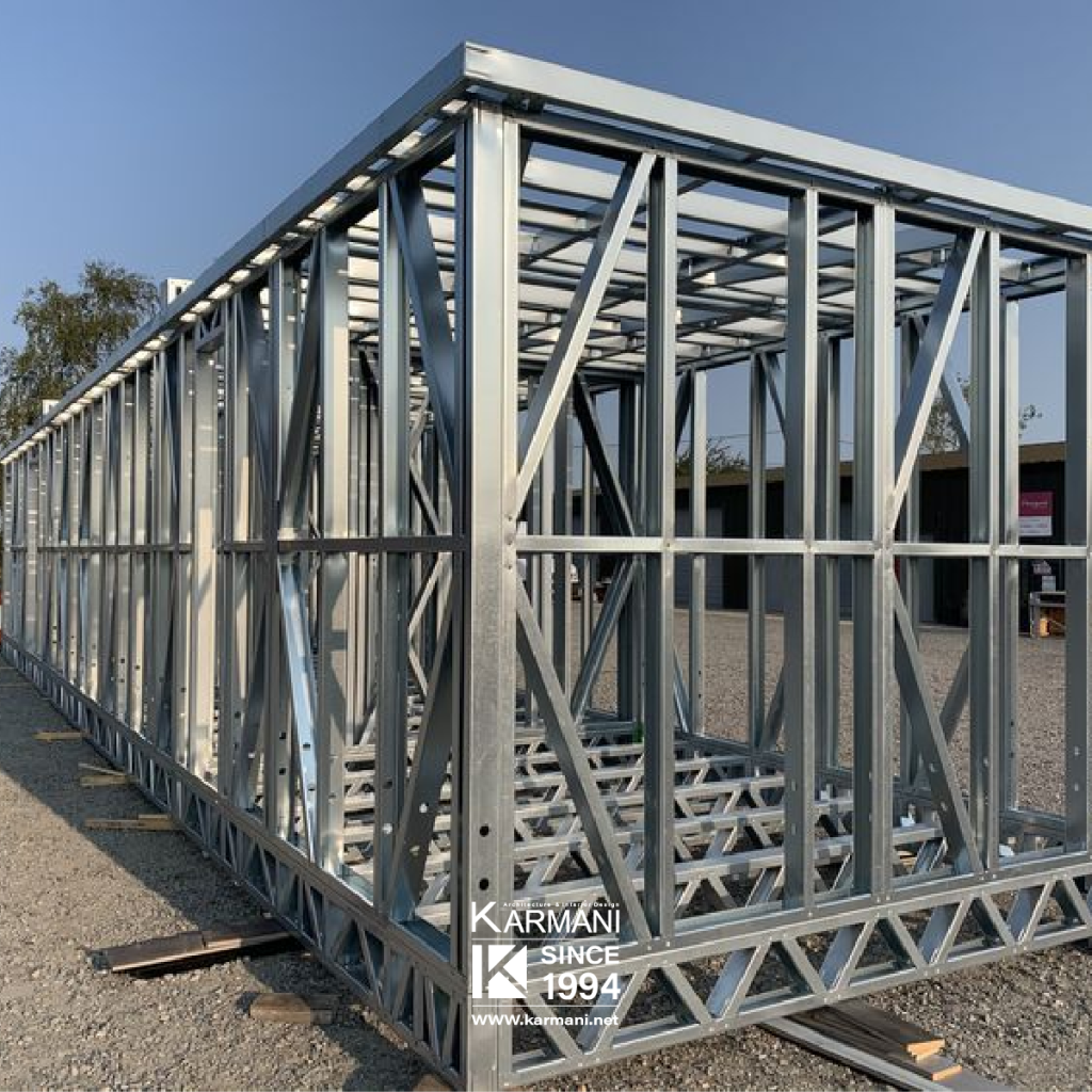 سازه LSF؛ سیستم ساختوساز سبک و سریع در معماری معاصر | گروه معماری کارمانی سیستم LSF