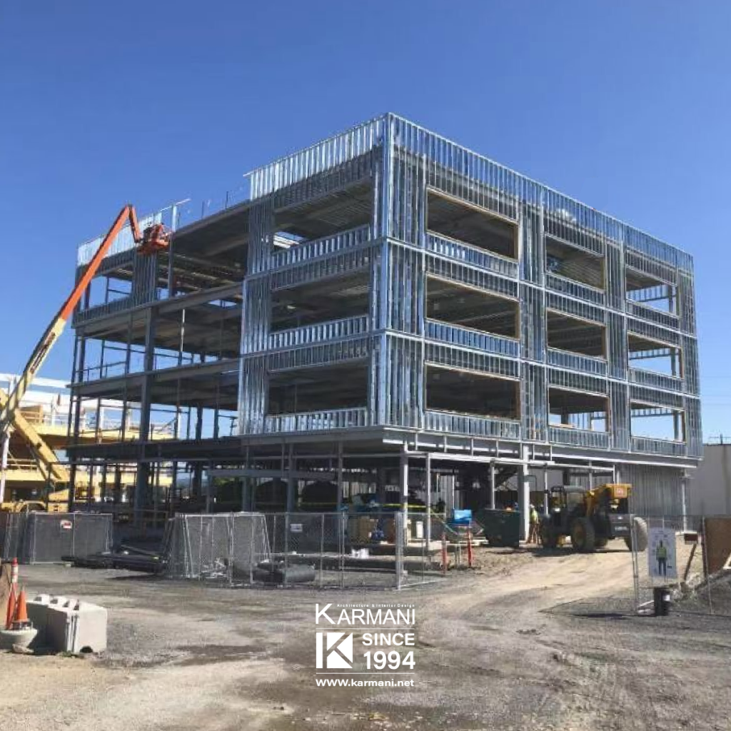 سازه LSF؛ سیستم ساختوساز سبک و سریع در معماری معاصر | گروه معماری کارمانی جایگاه LSF در ایران