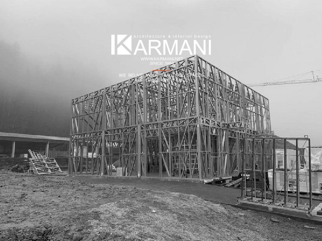 سازه LSF؛ سیستم ساختوساز سبک و سریع در معماری معاصر | گروه معماری کارمانی سیستم LSF